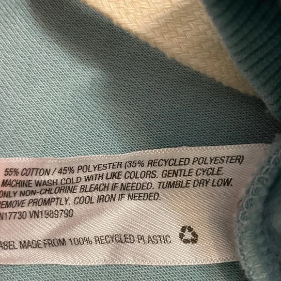 Universal Thread Aqua Blue Beach-Style Hoodie Sweatshirt, size XL, NWT - Picture 8 of 13